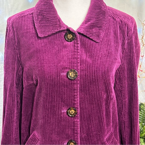 Chadwick’s Ling Sleeve Corduroy Button Down Shirt - Picture 2 of 6